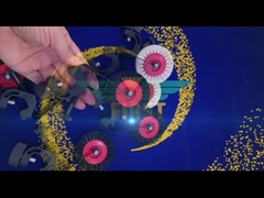 Heidelberg Siyah Tekerlek Fırçası Desteği Sm74 Baskı Parçaları OEM Mevcut Metal Parçalar