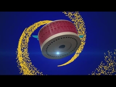 Katlama Makinesi Poliüretan Baskı Parçaları İçin Kırmızı Renkli Emme Tekerleği 124 * 70mm