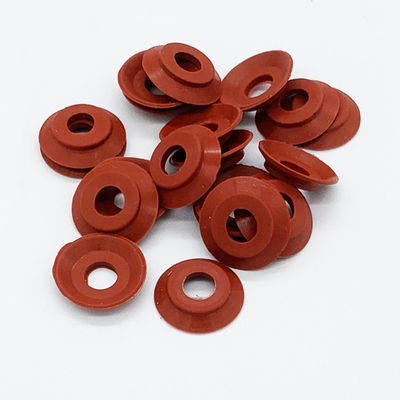 Şarap Kırmızı 18x7mm Baskı Makinesi yedek parçaları için dayanıklı kauçuk emici emici geri dönüş diski