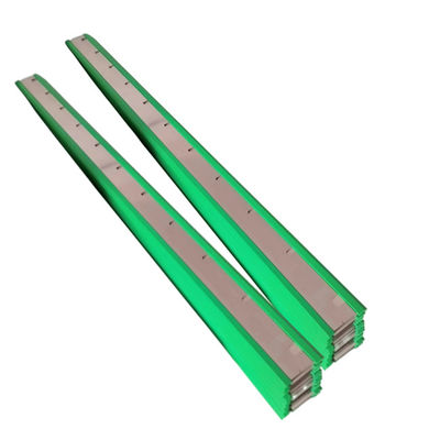 Yeşil Renk SM102 CD102 Kompatibel Kauçuk Yıkama Blade Offset Baskı için Polyurethane/Kausik/Çelik Malzemesi ile