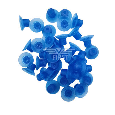 Dayanıklı Kauçuk Malzemeli Kalıp Kesme Makinesi için Mavi Renkli Kauçuk Enayi 32x18mm Yüksek Ayak Enayi