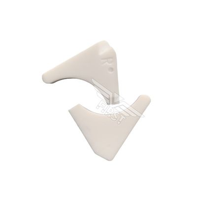 Beyaz renk plaka Heidelberg makine parçaları Son blok plaka parçaları