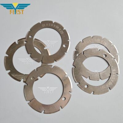 Beyaz çelikten Heidelberg-Stahl Katlama Makinesi Kesme Bıçakları - Giyim Direnci için U şekilli ve V şekilli seçenekler