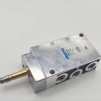 FESTO Hava Valfi 8BAR Ofset Baskı Makinesi için Alüminyum / Bakır / Demir Solenoid Valf