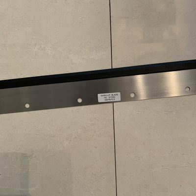 GTO52 baskı makinesi parçaları için gümüş yıkama bıçakları 560x60x0.5MM kauçuk/demir malzemesi