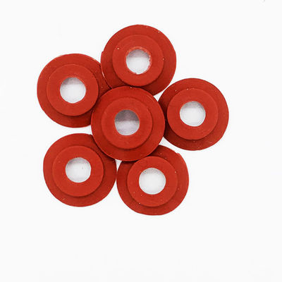 Şarap Kırmızı 18x7mm Baskı Makinesi yedek parçaları için dayanıklı kauçuk emici emici geri dönüş diski