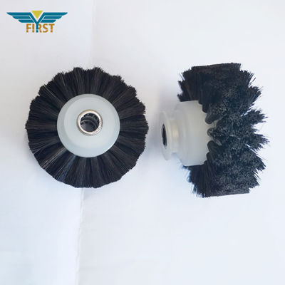 KBA Baskı Makinesi Parçaları için 60*8.5*35mm Siyah Fırça Tekerleği Uzun Kullanım Ömrü ile Yüksek Son Plastikten Yapılmış
