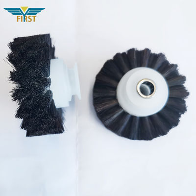 KBA Baskı Makinesi Parçaları için 60*8.5*35mm Siyah Fırça Tekerleği Uzun Kullanım Ömrü ile Yüksek Son Plastikten Yapılmış