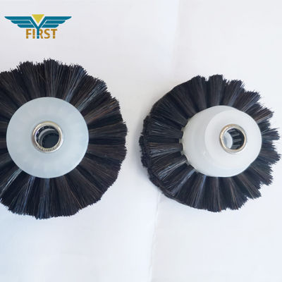 KBA Baskı Makinesi Parçaları için 60*8.5*35mm Siyah Fırça Tekerleği Uzun Kullanım Ömrü ile Yüksek Son Plastikten Yapılmış