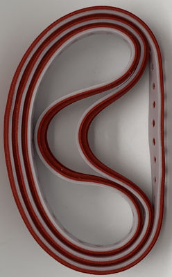 HD Yağa Dayanıklı Kırmızı Lastik Kemer İçin Farklı Kalınlık PVC Emme Kayışı