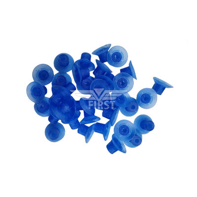 Dayanıklı Kauçuk Malzemeli Kalıp Kesme Makinesi için Mavi Renkli Kauçuk Enayi 32x18mm Yüksek Ayak Enayi