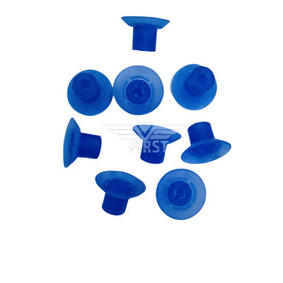 Mavi Renkli Poly Ve Kauçuk Çöp Kesme Makinesi 32 * 18mm Yüksek Ayak Çöpçüsü