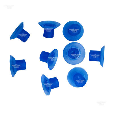 Mavi Renkli Poly Ve Kauçuk Çöp Kesme Makinesi 32 * 18mm Yüksek Ayak Çöpçüsü