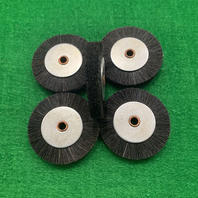 6 * 40mm Sert fırça Çark yazıcı makine besleyici fırça uzun kullanım ömrü için yüksek kaliteli plastikle