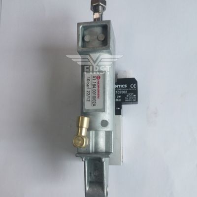 Gümüş Renkli Silindir A1.184.0010 Piston Makine Offset Baskı Parçaları Valfi