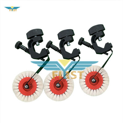 Heidelberg SM74 Beyaz Tekerlek fırçası Destek Baskı Parçaları OEM Mevcut Metal Parçalar